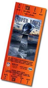 Super Bowl XLIII Ticket