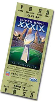 Super Bowl XXXIX Ticket