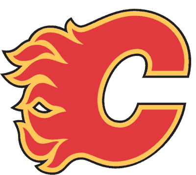 NHL North West Divisions Calgary Flames NHL Logo fom 1994 - Present large