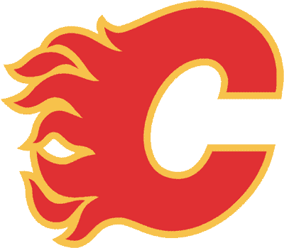 NHL North West Divisions Calgary Flames NHL Logo from 1980 - 1993 large