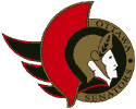 NHL North East Divisions Ottawa Senators Current NHL Logo 1992 - 1996